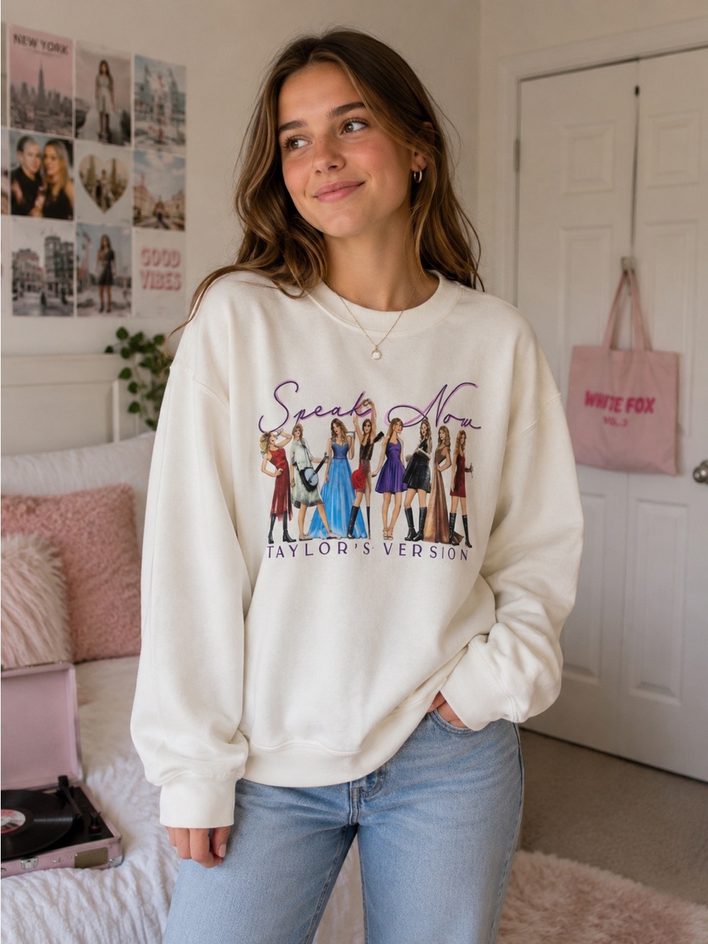 Taylor Swift Cream Crewneck